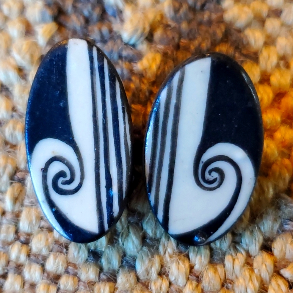 Handmade art earrings